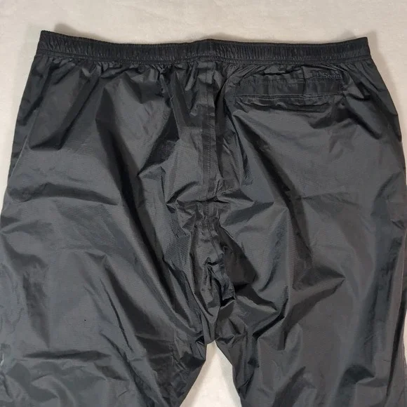 LL Bean TEK 2.5 Rain Pants Womens 2X Reg Black Ripstop Waterproof Hiking 268242 - Picture 5 of 11